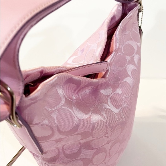 RARE PINK Vintage Coach Convertible Bucket Duffel bag - Picture 8 of 10